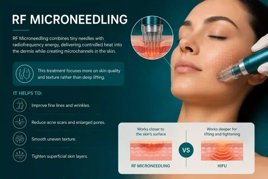 What Does RF Microneedling Do That HIFU Alone Cannot Shepperton Green