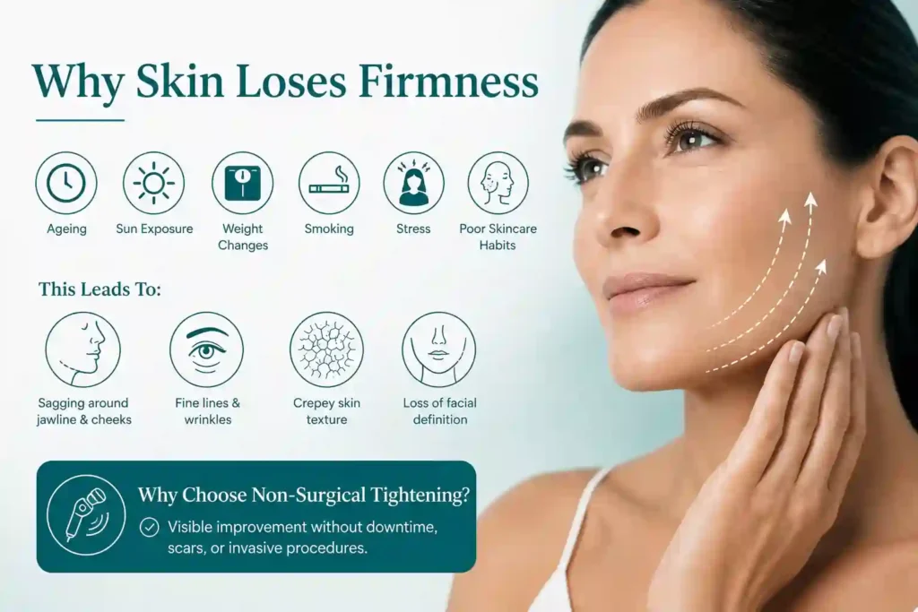 What Makes Skin Lose Firmness and Why Do People Seek Non-Surgical Tightening Shepperton Green?